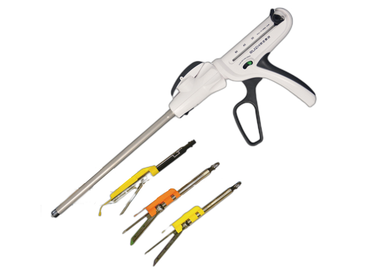 Endoscopic staplers and components